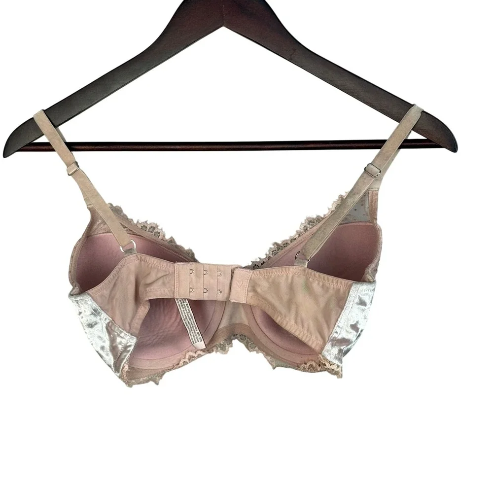 Victoria's Secret‎ Dream Angels 32DD Pink Lace Lined Demi Underwire Bra